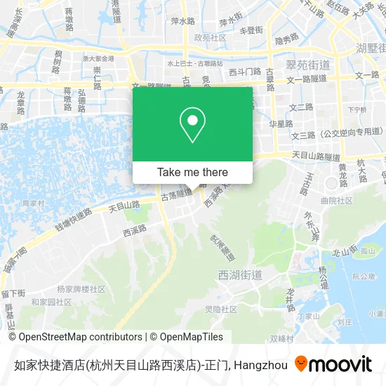 如家快捷酒店(杭州天目山路西溪店)-正门 map