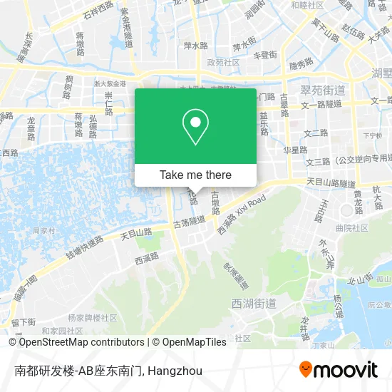 南都研发楼-AB座东南门 map