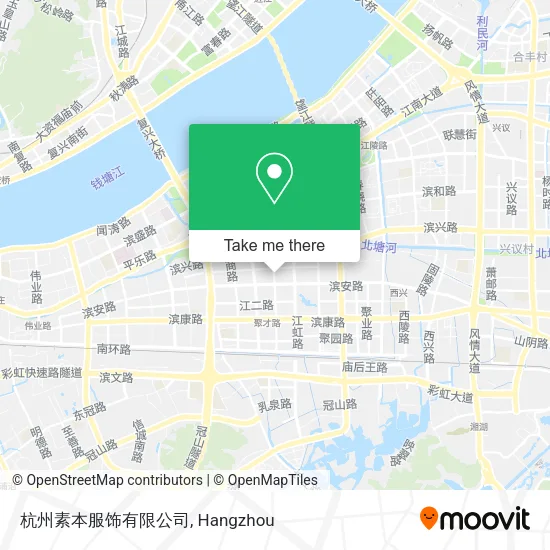 杭州素本服饰有限公司 map
