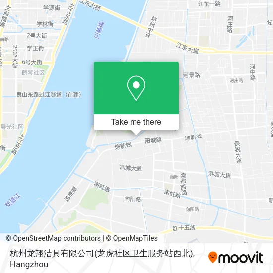 杭州龙翔洁具有限公司(龙虎社区卫生服务站西北) map
