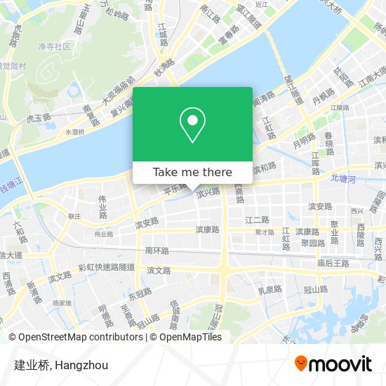 建业桥 map