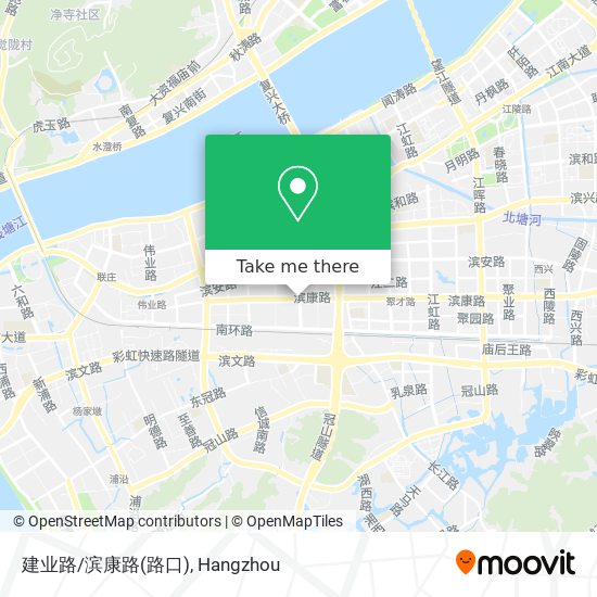 建业路/滨康路(路口) map