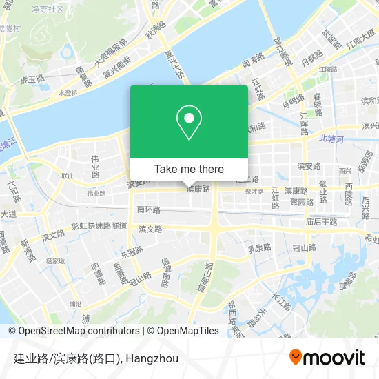 建业路/滨康路(路口) map