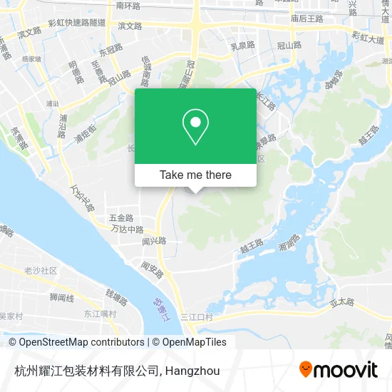 杭州耀江包装材料有限公司 map
