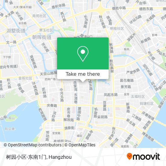 树园小区-东南1门 map