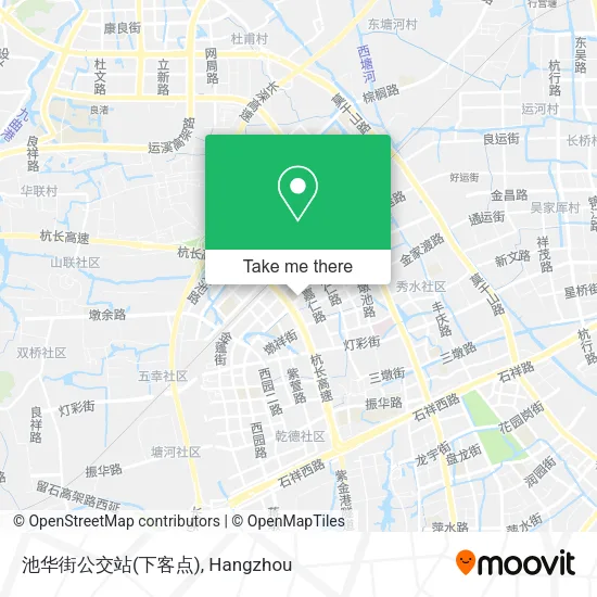 池华街公交站(下客点) map