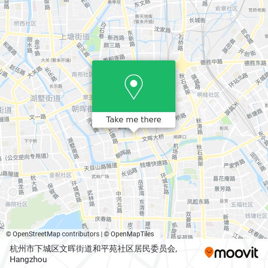 杭州市下城区文晖街道和平苑社区居民委员会 map