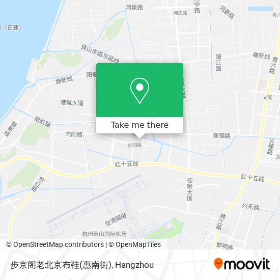 步京阁老北京布鞋(惠南街) map