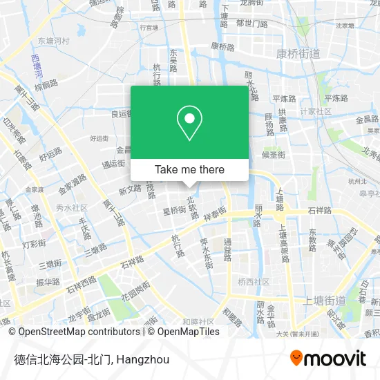 德信北海公园-北门 map