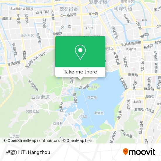 栖霞山庄 map