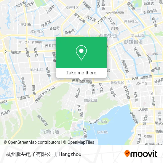 杭州腾岳电子有限公司 map