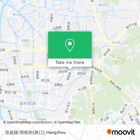 崇超路/崇杭街(路口) map