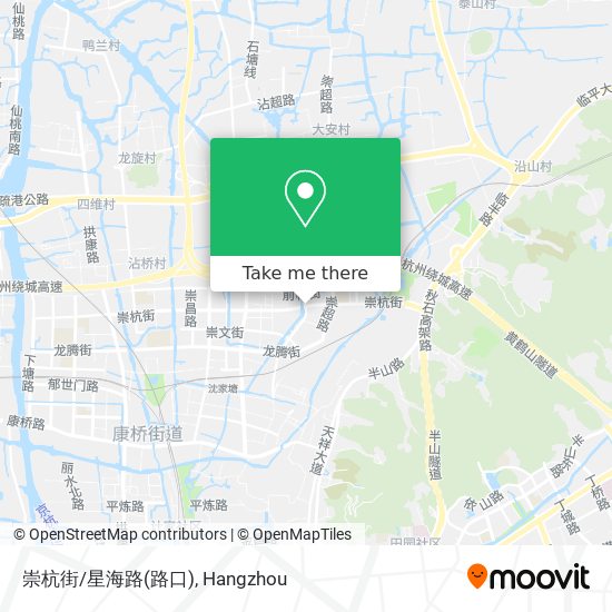崇杭街/星海路(路口) map