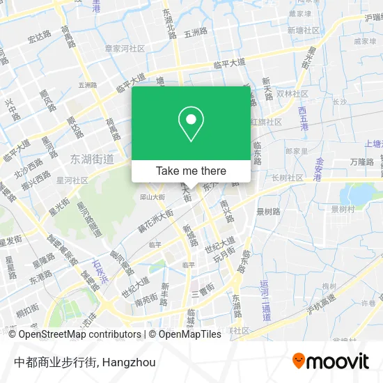 中都商业步行街 map