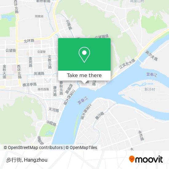 步行街 map
