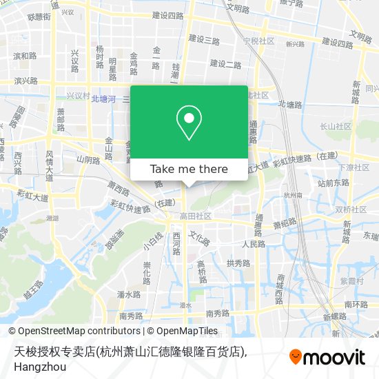 天梭授权专卖店(杭州萧山汇德隆银隆百货店) map