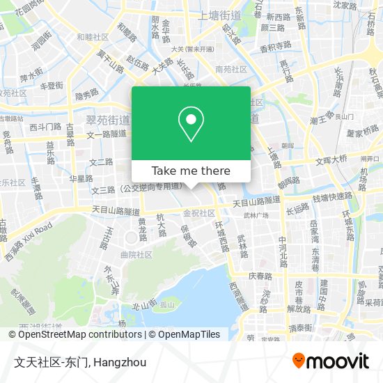 文天社区-东门 map