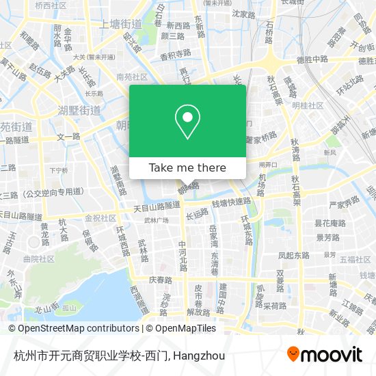 杭州市开元商贸职业学校-西门 map
