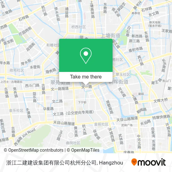 浙江二建建设集团有限公司杭州分公司 map