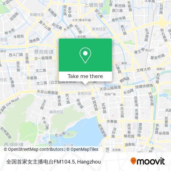 全国首家女主播电台FM104.5 map