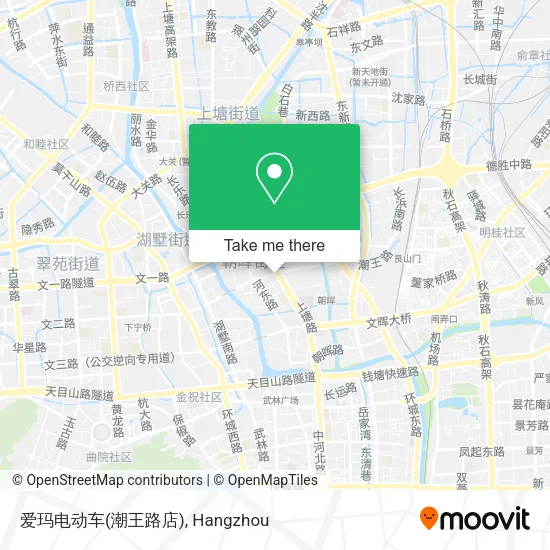 爱玛电动车(潮王路店) map