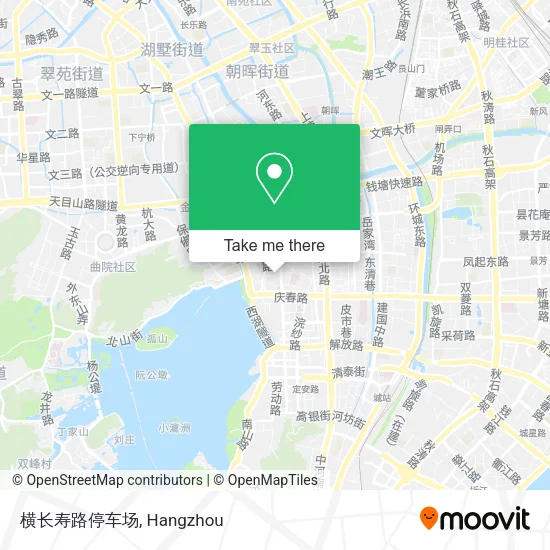 横长寿路停车场 map