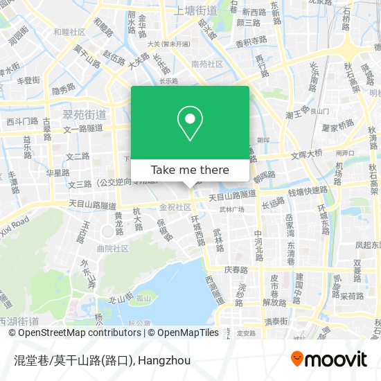 混堂巷/莫干山路(路口) map