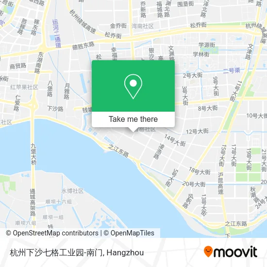 杭州下沙七格工业园-南门 map