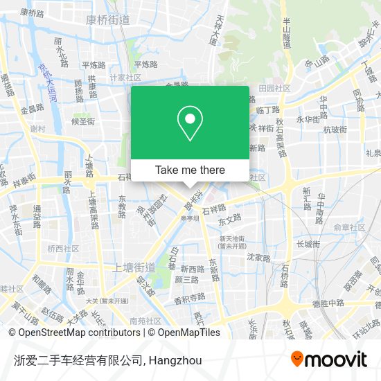浙爱二手车经营有限公司 map