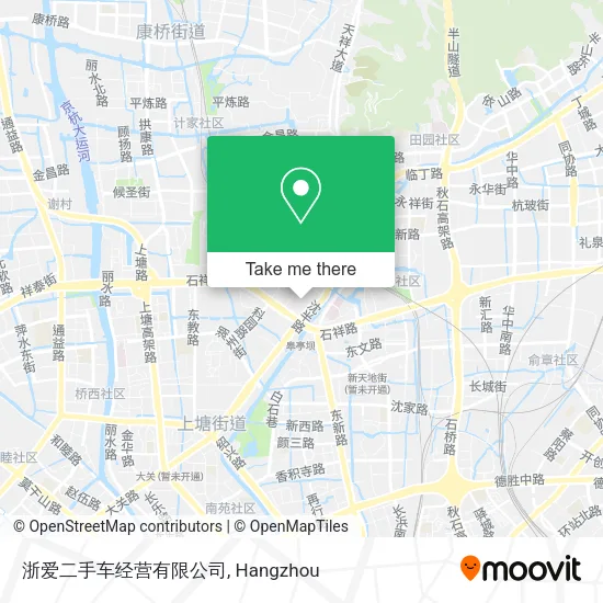 浙爱二手车经营有限公司 map
