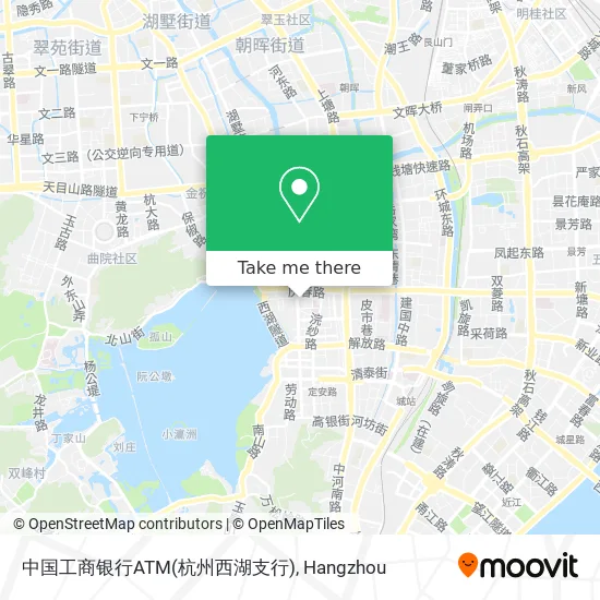 中国工商银行ATM(杭州西湖支行) map
