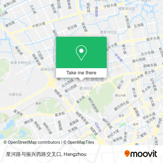 星河路与振兴西路交叉口 map