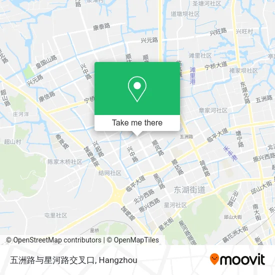 五洲路与星河路交叉口 map