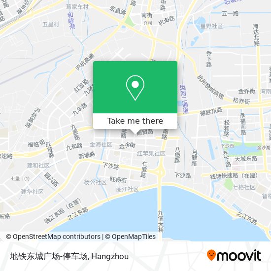 地铁东城广场-停车场 map