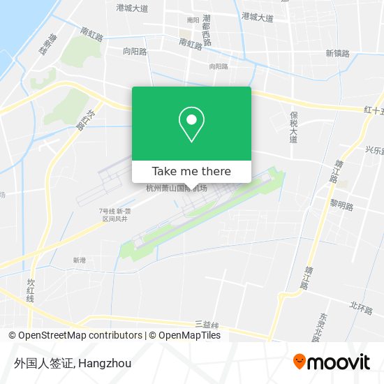 外国人签证 map