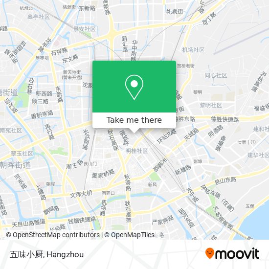 五味小厨 map