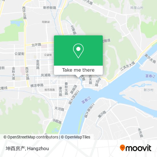 坤酉房产 map