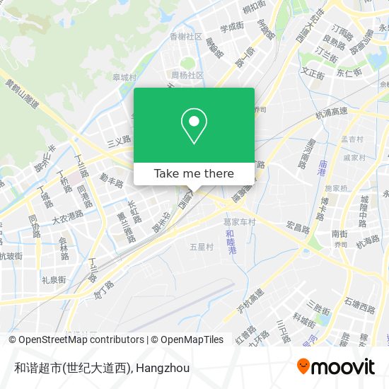 和谐超市(世纪大道西) map
