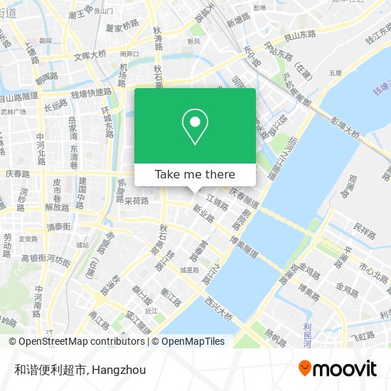 和谐便利超市 map