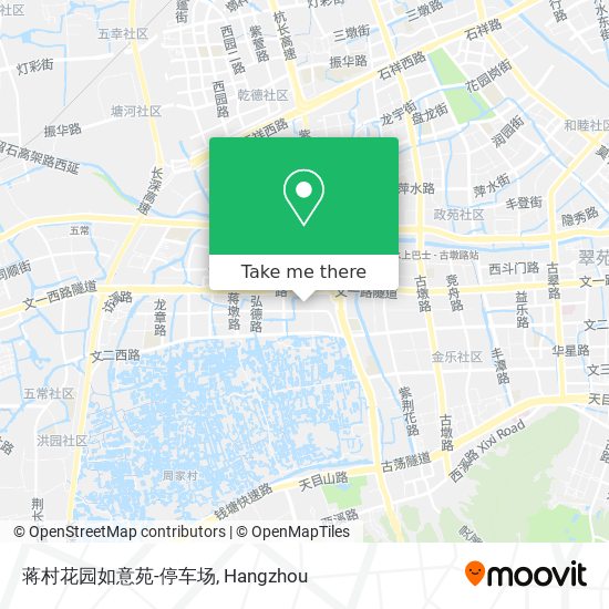 蒋村花园如意苑-停车场 map