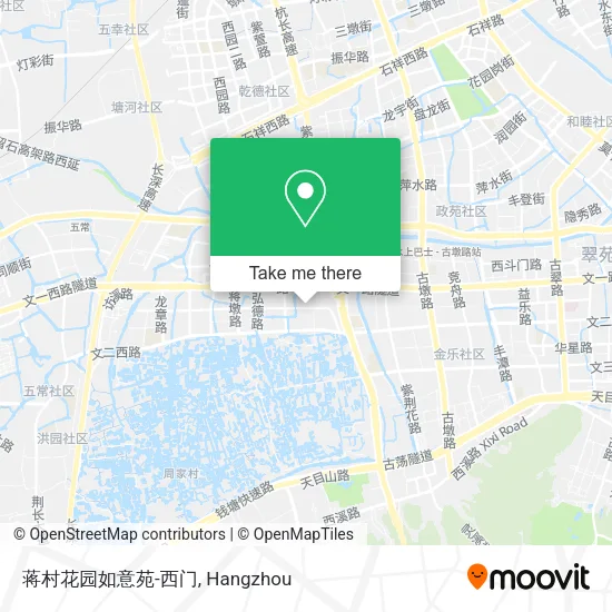 蒋村花园如意苑-西门 map