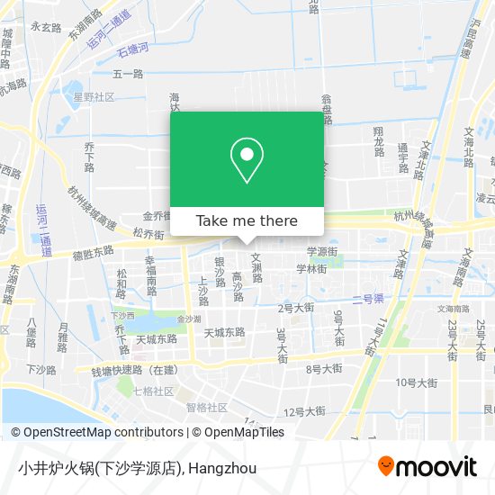 小井炉火锅(下沙学源店) map