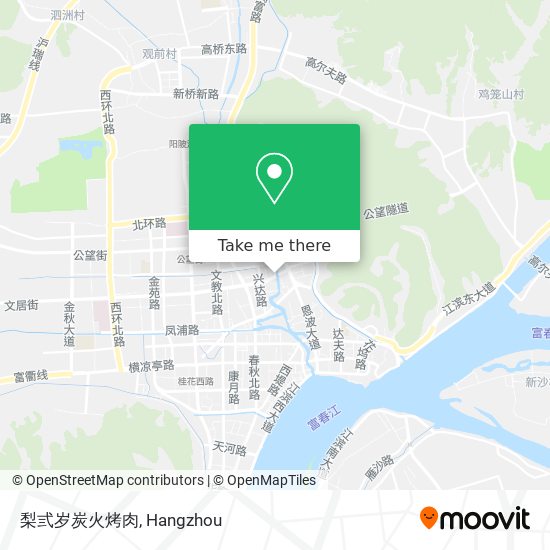 梨弎岁炭火烤肉 map