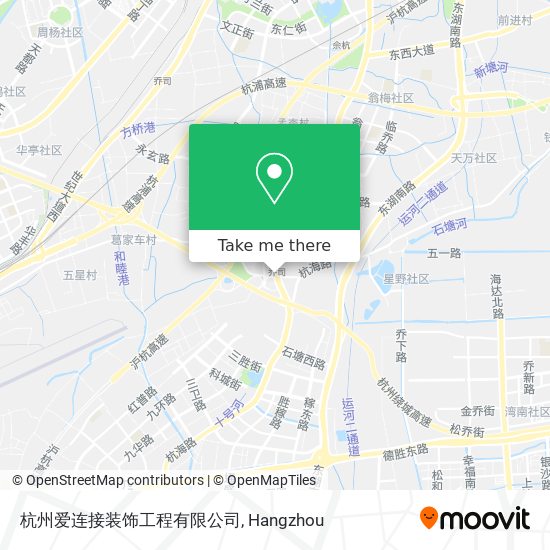 杭州爱连接装饰工程有限公司 map