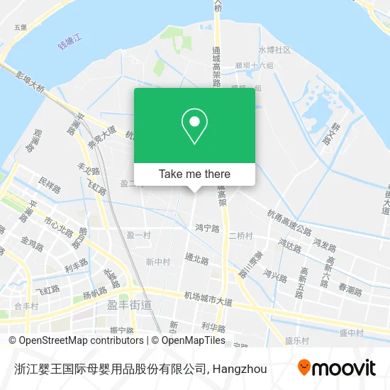 浙江婴王国际母婴用品股份有限公司 map