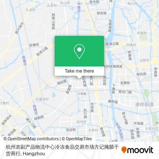 杭州农副产品物流中心冷冻食品交易市场方记腌腊干货商行 map