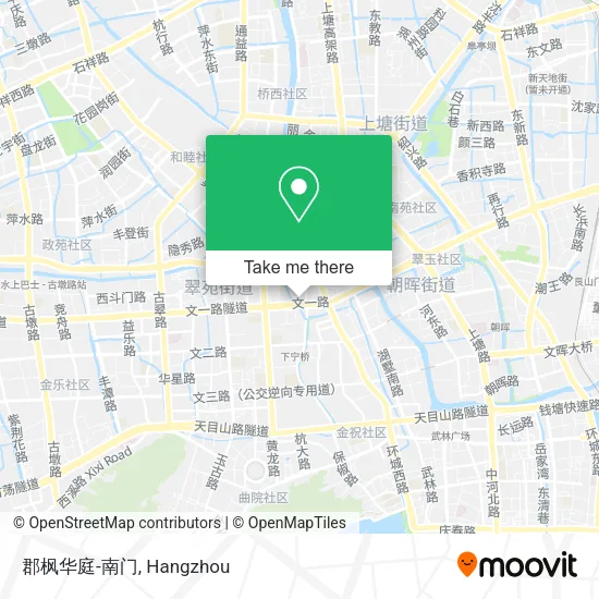 郡枫华庭-南门 map