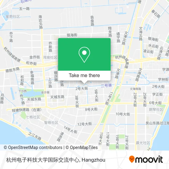 杭州电子科技大学国际交流中心 map
