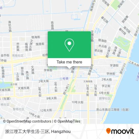 浙江理工大学生活-三区 map