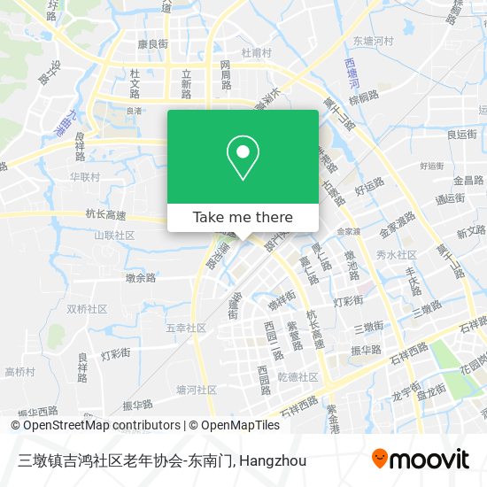 三墩镇吉鸿社区老年协会-东南门 map